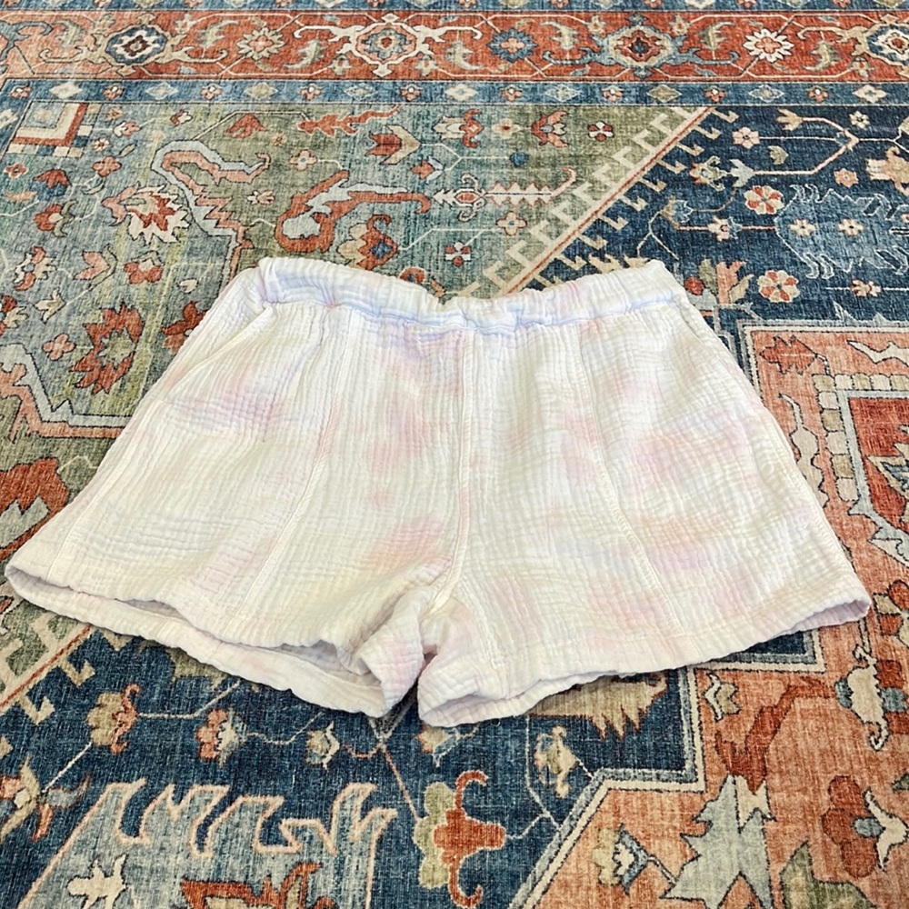 Madewell Pink Tie - Dye Shorts